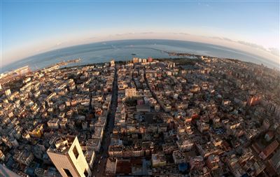 Stadt Mersin in der Türkei 